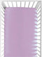 Baby Crib Fitted Sheet Poplin Natural Cotton for Standard Crib &Toddler Mattress