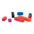hand2mind Interlocking UniLink Math Linking Cubes, Plastic Color Sorting, Set of 100