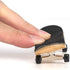 Combort Finger Skateboards Set, 1Pc Maple Wooden + Alloy Fingerboard with Box, Kids Gifts (Black)