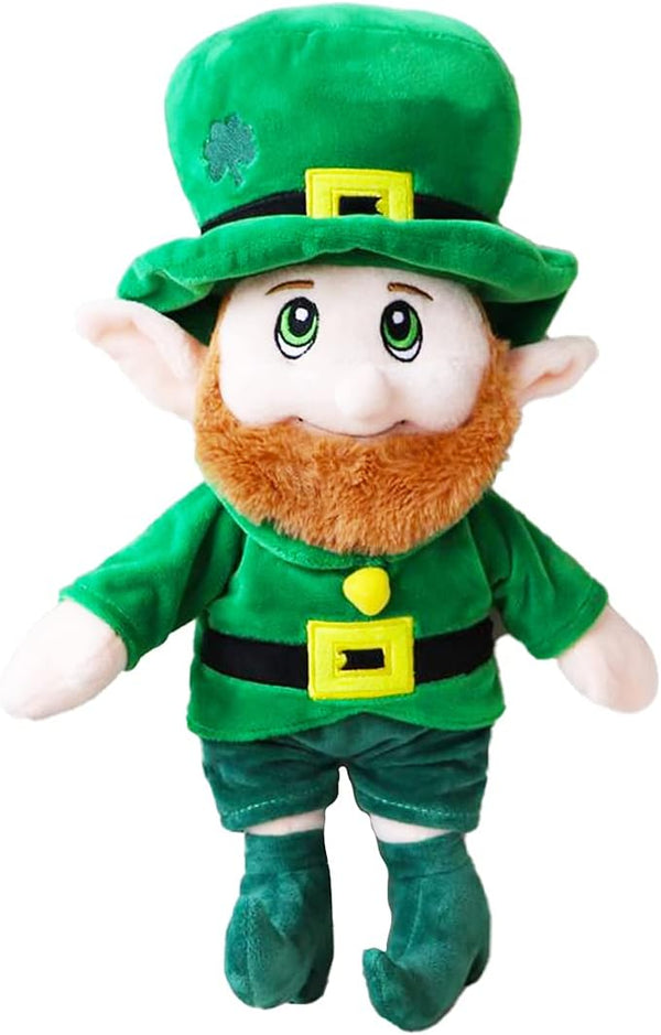 illuOKey Leprechaun Plush Doll Toy for Kids, St Patricks Day Decorations, 16 Inches