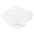 Bassinet Sheet Set 2 Pack, Gray Rainbow Fitted Bassinet Sheets for Baby Boy Girl, Universal Microfiber Soft Cradle