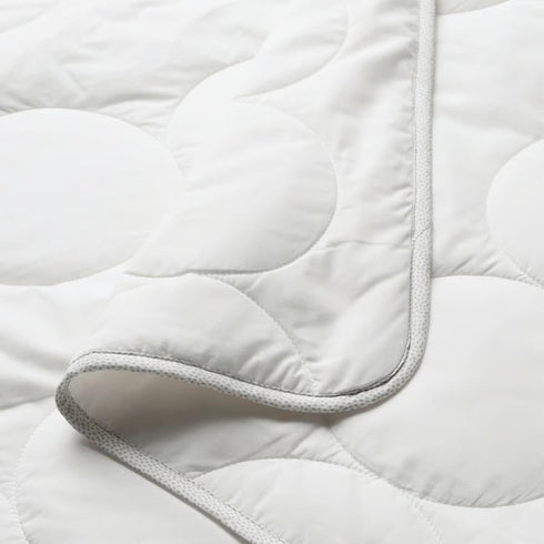 Generic 43" 49" Crib Duvet Insert for Baby White/Gray x Soft, Breathable Lyocell & Cotton Moisture-Wicking