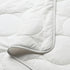 Generic 43" 49" Crib Duvet Insert for Baby White/Gray x Soft, Breathable Lyocell & Cotton Moisture-Wicking
