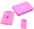 3 Pack Dollhouse Mini Laptop Tablet and Smart Phone Scene Accessories for Doll 1/6 1/12 Miniatures Silver