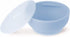 Olababy 100% Silicone Suction Bowl with Lid, Blueberry | Essential for Independent Feeding, Baby Led Weaning
