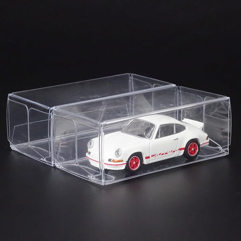 50 PCS 1/64 Scale Model Car Display Case, Transparent Toy Car Display Boxes for Hot Wheels and Matchbox Collectors