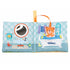 Touch and Feel Elephant Crinkle Book - Baby Toy with Rattle and Teether