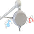 Crib Mobile Motor with Built-in SD Card, White Baby Mobile Rotary Music Box with Volume Control, Portable Sound Machine