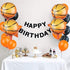 10pcs Basketball Balloons 18inch, Aluminum Foil Sports Mylar Balloons for Basketball Birthday Party Decorations