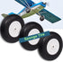 Heyiarbeit 3.5" RC Model Airplane Foam Wheel, Super Light Tire and Wheel Set for RC Airplane, PU Sponge Tire