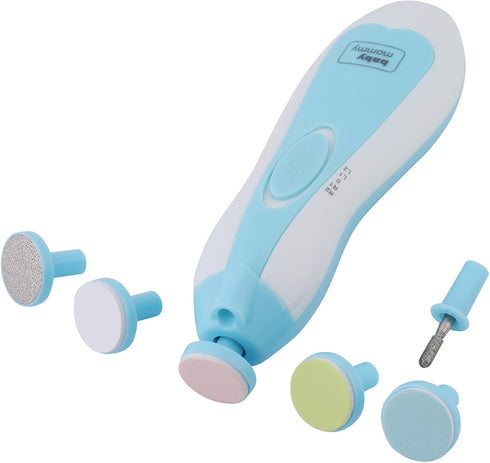 Trimmer, Set Trimming Baby Nail Electric Baby Nail Clipper Safety Baby Nail File Kit Toes and Fingernails Tool with LED