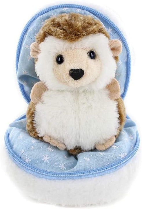 Snowball Stuffed Surprise Zip Up Animal, 6 inch Cute & Soft Plush Toy, Perfect for Friends and Family