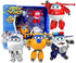 Super Wings Transformer Toys 4-Pack, 5" Action Figures, Educational Toys for Boys & Girls Age 3+