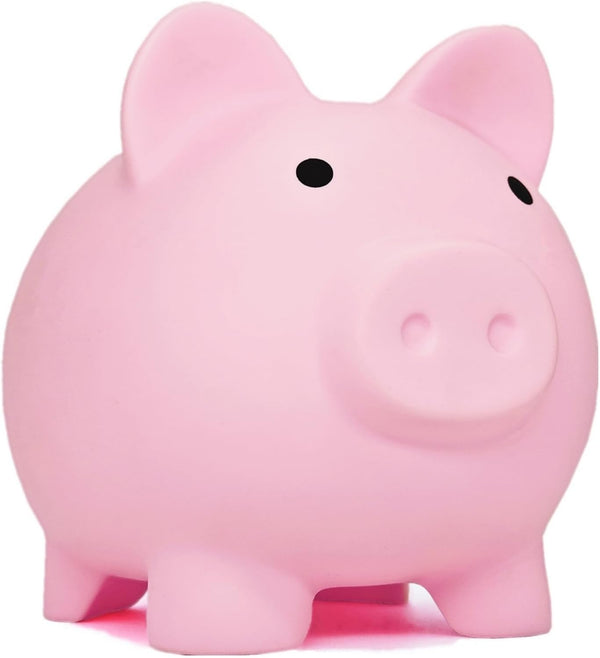 Piggy Bank for Sbrvaniy Piggy Coin Banks for Boys and Girls, My First Unbreakable Plastic Money Bank, S/M/L Size