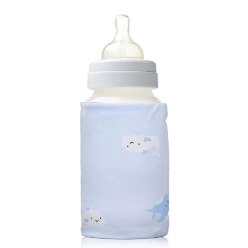 USB Portable Bottle Warmer for Breast Milk - Whale Design, Ideal for Travelers