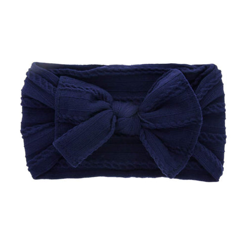 Baby Bow Headbands Turban Knotted Hairbands for Newborn, Toddler, and Children (8 Pack)