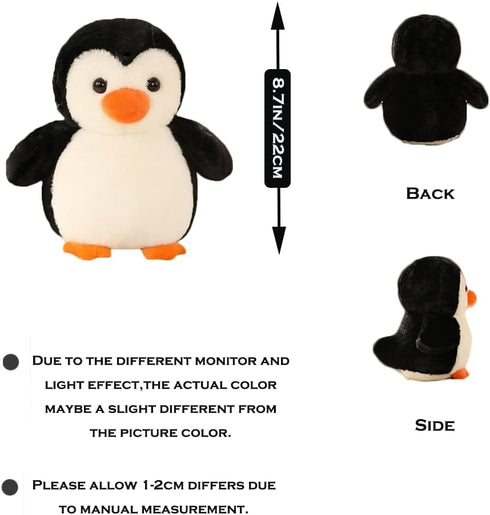 CHELEI2019 8.7" Penguin Plush Toy - Soft Stuffed Animal Gift for Kids, Girls