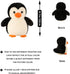 CHELEI2019 8.7" Penguin Plush Toy - Soft Stuffed Animal Gift for Kids, Girls