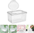 HAKIDZEL 4pcs Refillable Wipes Dispenser Container with Lid Dustproof Pp Plastic Wipe Storage Box for Home and Travel