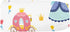 Datura home 3pcs Set, Crib Bedding Crib Sheet & Crib Skirt, Watercolor Butterfly Printed Nursery Bedding for Baby Boys