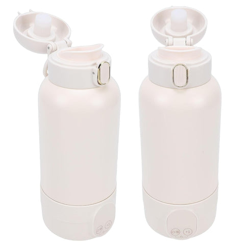 Hamwesh 500ml Portable Milk Warmer, Cordless Rechargeable Battery Operated Bottle Warmer with Accurate Temperature