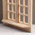Wooden Window for Dollhouse, Miniature Window Frame, 1:12 Dollhouse Wooden Doors for Craft Decoration