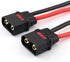 SoloGood 2pcs QS8 Charge Lead QS8 to 4mm Bullet Banana Connector Plug Charger Cable Lead 10AWG Silicone Wire for FPV RC