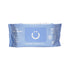 Ubbi 1 Pack 72 Baby Wipes Dispenser with Weighted Plate and Secure Seal, in Open Water + Fragrance-Free Baby Wipes