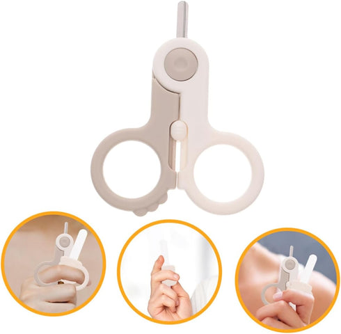 Set Trimmer 2pcs Baby Nail Scissors for Newborns Nail Kit Fingernail Clippers and File Infant Grooming Tools for Baby