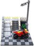 General Jim's Toy Train Building Blocks Sets Compatible with Lego City Trains or Tracks (Metro Train Platform)