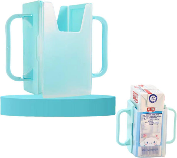 LIUHUIZEYU Children's Juice Box Holder, Telescopic Cupholder Juice Bag Holder for Toddlers No