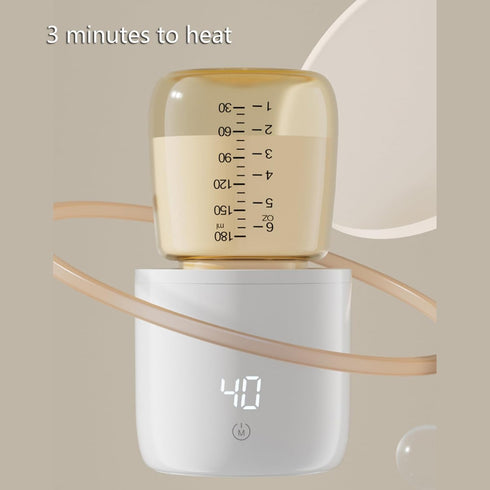 KMGDM 5000mAH Digital Compact Bottle Warmer for Travel with Intelligent and Battery Lightweight Design