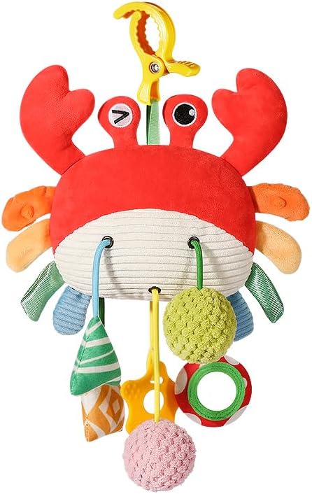 Car Seat Toys for Babies 012 Months Hanging Baby Activity Toy for