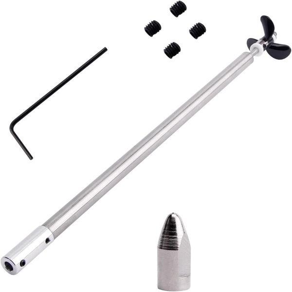 Fielect Drive Shaft with Propeller & Universal Joint for RC Boat - L200mm Shaft, L150mm Sleeve, D36mm Propeller