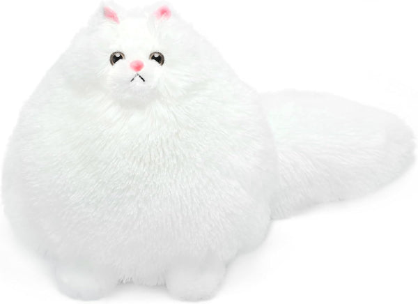 Winsterch Stuffed Animal Plushie Cat Stuffed Animal,Cute Soft Plush Cat Animals,White Stuffed