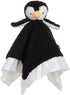 Soft Security Blanket Apricot Lamb Stuffed Animals, Luxury Snuggler Plush Black Penguin, 14 Inches