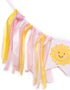 WAHAWU 1st Sunshine Highchair Banner - Girl Birthday Banner, One in the Sun Birthday, Photo Decoration Props