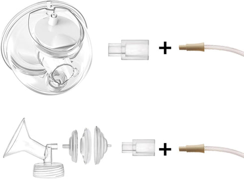 HYROOY Breast Pumps Connector Tubing Adapter Wearable Breast Pumps Silicone Connector Breast Pumps Replacement