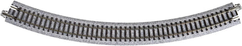 Kato 315mm (12 3/8") 45-Degree (4-Piece) USA Model Train Products Unitrack, Radius Curve Track