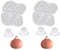 2Pair Nipplesuckers Nipple Corrector for Flat Inverted Nipples, Silicone with Clear Case