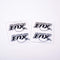 4PCS PVC FOX Shock Absorber Decal for 1/7 Traxxas Unlimited Desert Racer UDR (White)