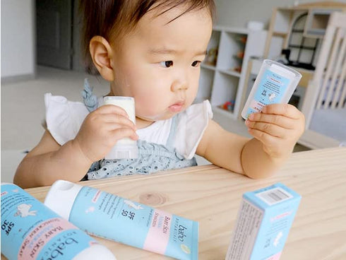 Babo Botanicals Sensitive Baby Mineral Sunscreen Stick SPF 50: 70% Organic Ingredients, Water Resistant