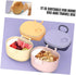 UPKOCH Portable Baby Formula Dispenser Container Scoop Travel-Friendly Milk Powder Storage Box Airtight Seal for-the-Go