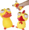 PROLOSO Eye Popping Duck Chicken Poppin Peepers, Fidget Squishy Toys for Stress Relief, 2 Pcs
