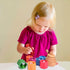 Sorting Stacking Wooden Toys for Toddlers - Bee Hive Montessori Sensory Bin Tools for Early Learning Gift