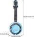 Inflatable Rock Star, 80s 90s Party Decorations, Blow Up Banjo Musical Instrument Props for Kids Party Supplies 3Pcs