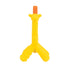 Nuby Silicone Geo Zoos Teether, Giraffe Teething Toy for Babies 3+ Months, Soothes Sore Gums