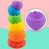 Baby Sensory Toy for Toddlers 1-3, Stacking & Building Blocks Montessori Toys for Gifts 1 2 3 Years Old