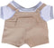 niannyyhouse Plush Doll Clothes T-Shirt Strap Pants Strap Skirt 10cm 15cm 20cm Soft Stuffed Toy Dress Up