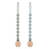 Silicone Pacifier Clips for Baby, 2-in-1 Pacifier Holder & Teething Ring Toy, BPA Free, 2 Pack (Sage+Ether)